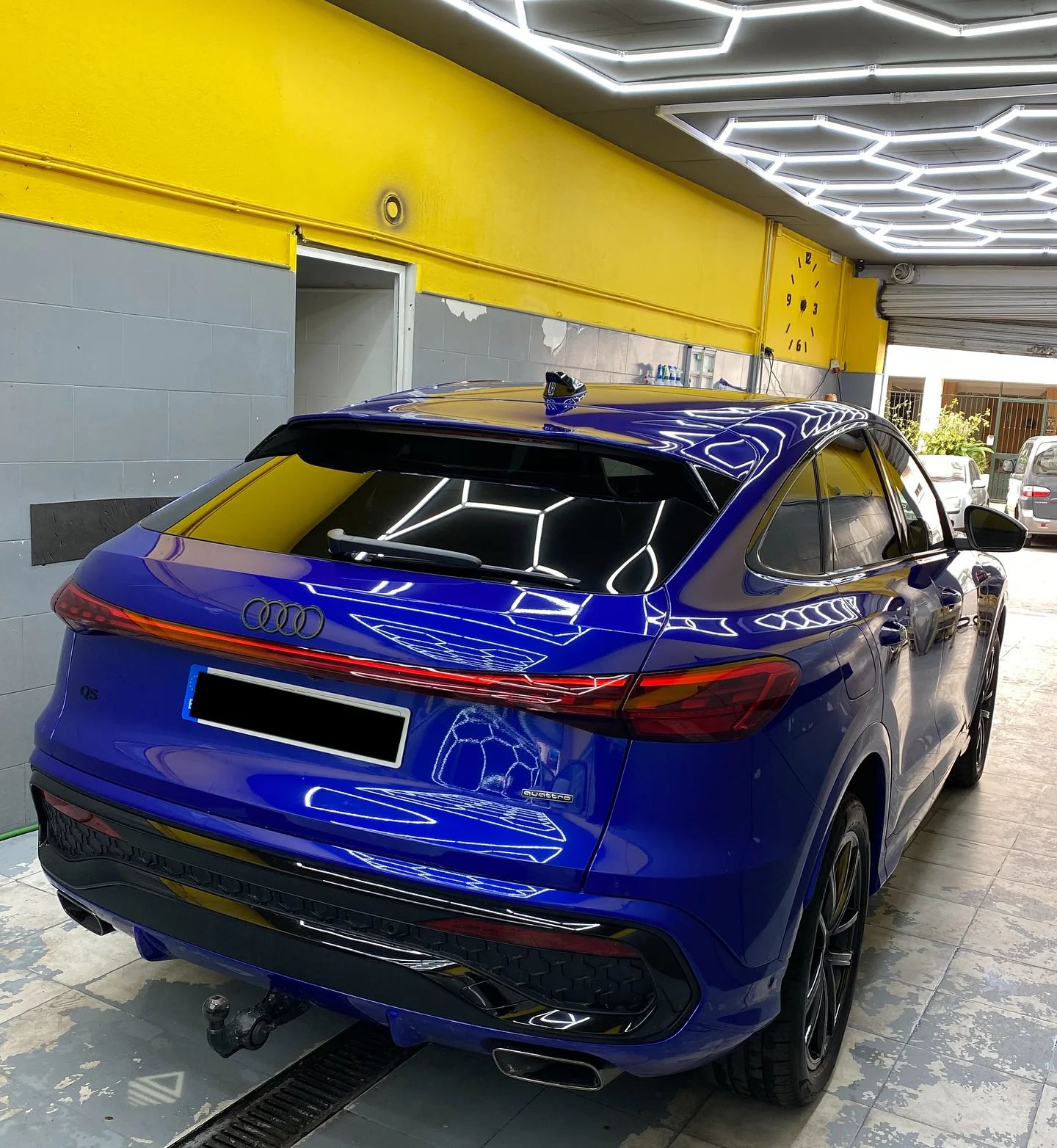 Audi Q5 Sportback: detailing en nuestro lavadero de San Pedro de Alcántara, Marbella