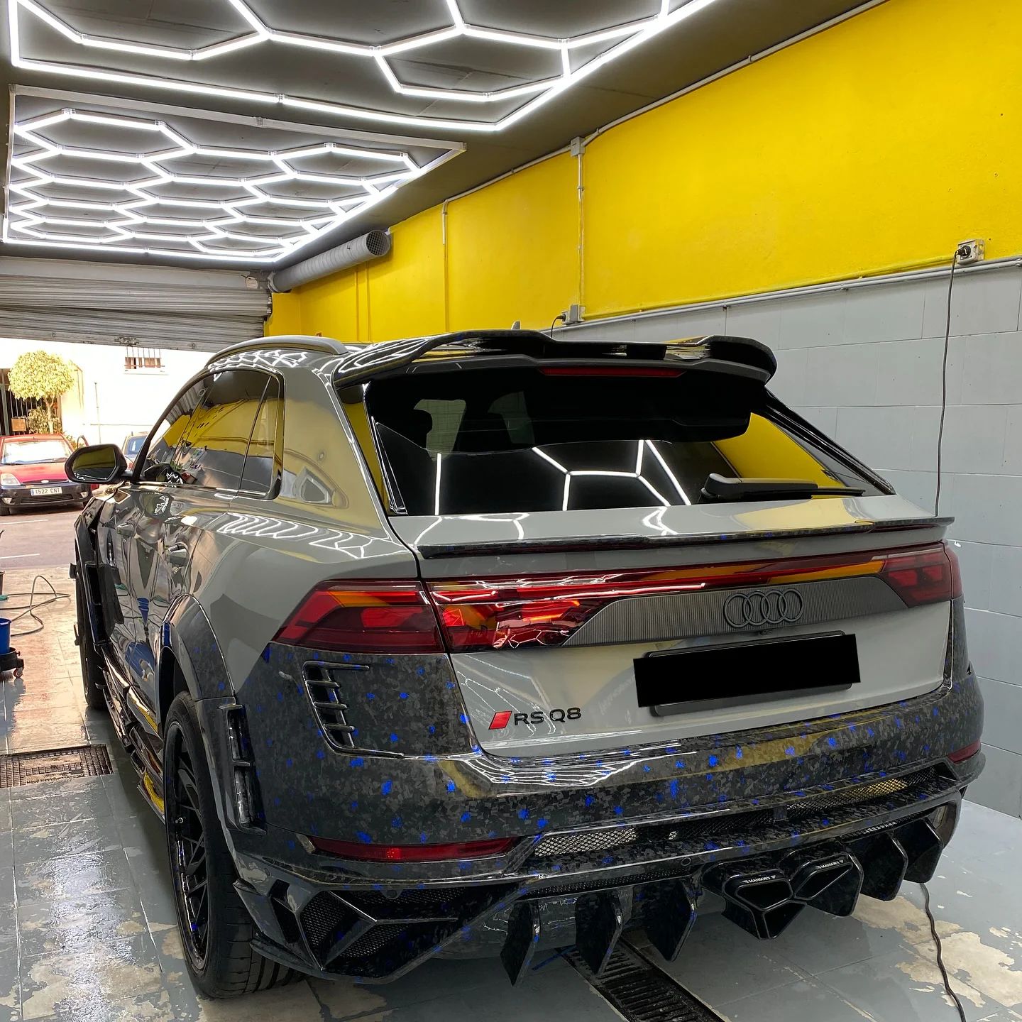 Audi RS Q8: detailing en nuestro lavadero de San Pedro de Alcántara