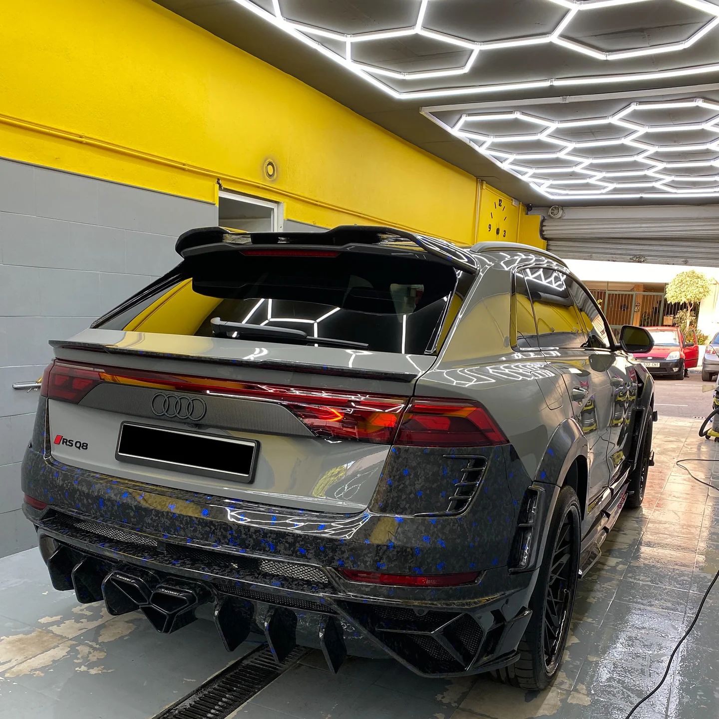 Audi RS Q8: detailing en nuestro lavadero de San Pedro de Alcántara